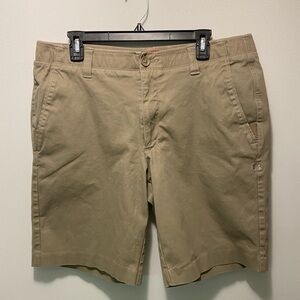 Under Armour Men's Khaki Flat Front Shorts